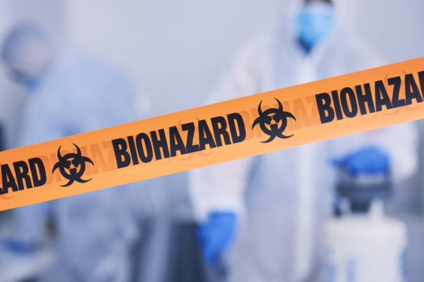 Professional Biohazard technician working in Colts Neck, NJ